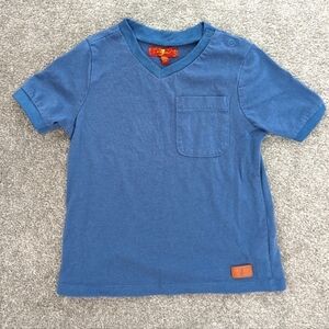 7 for All Mankind solid blue Tshirt for boys size 24 months